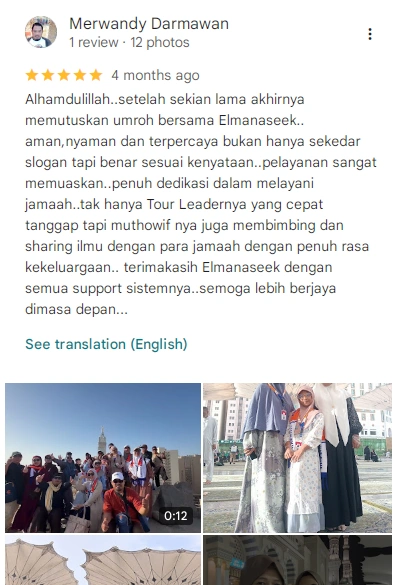 Review jamaah Elmanaseek 8