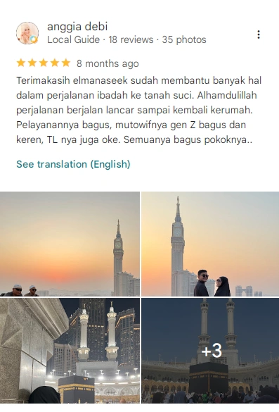 Review jamaah Elmanaseek 9
