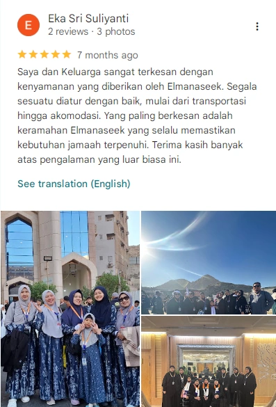 Review jamaah Elmanaseek 1